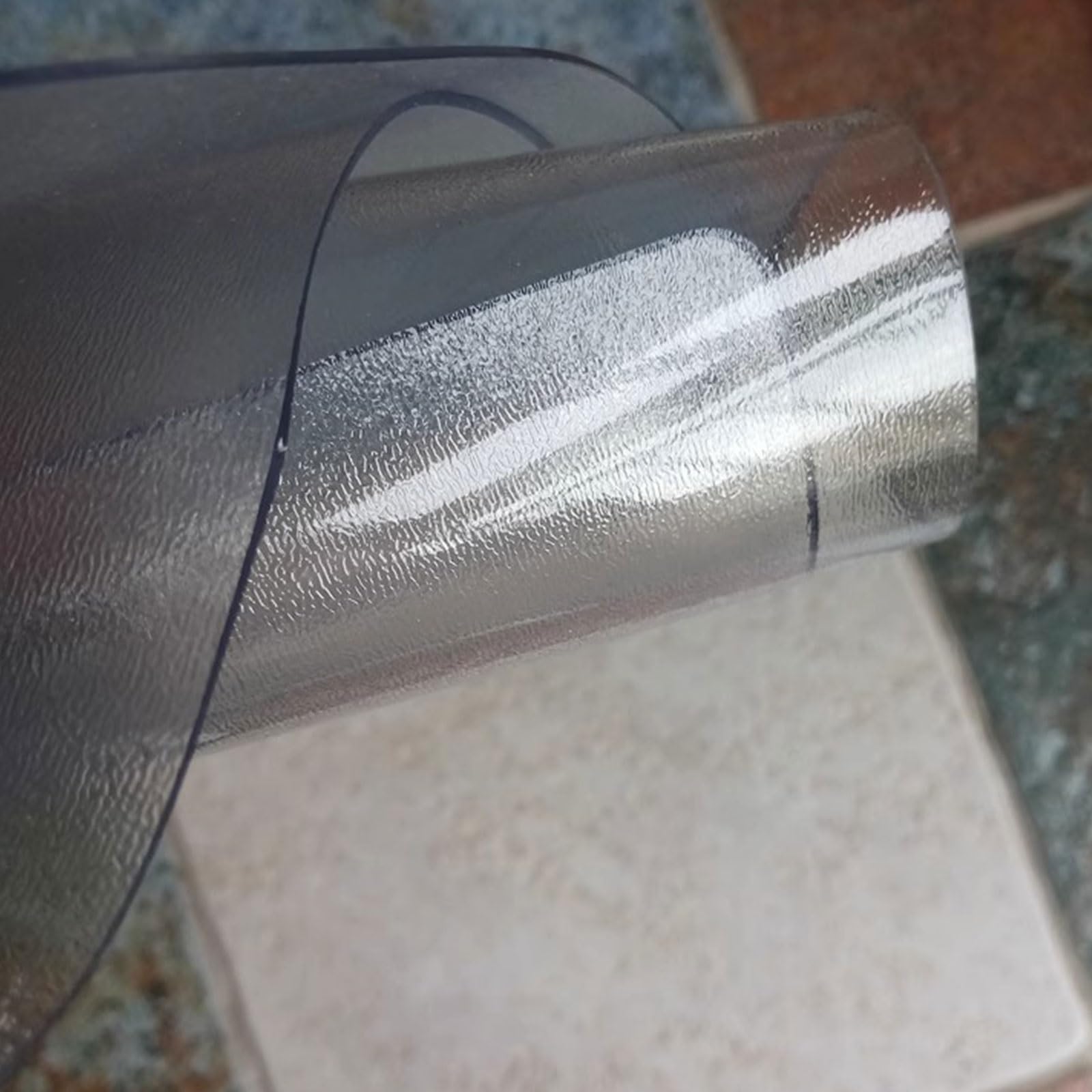 MRVAKDYDI Clear Table Protector, Clear PVC Tablecloth 1.5mm/2mm Waterproof Greaseproof Washable Scratch-Resistant Multisize(Thickness 2mm,100x100cm)