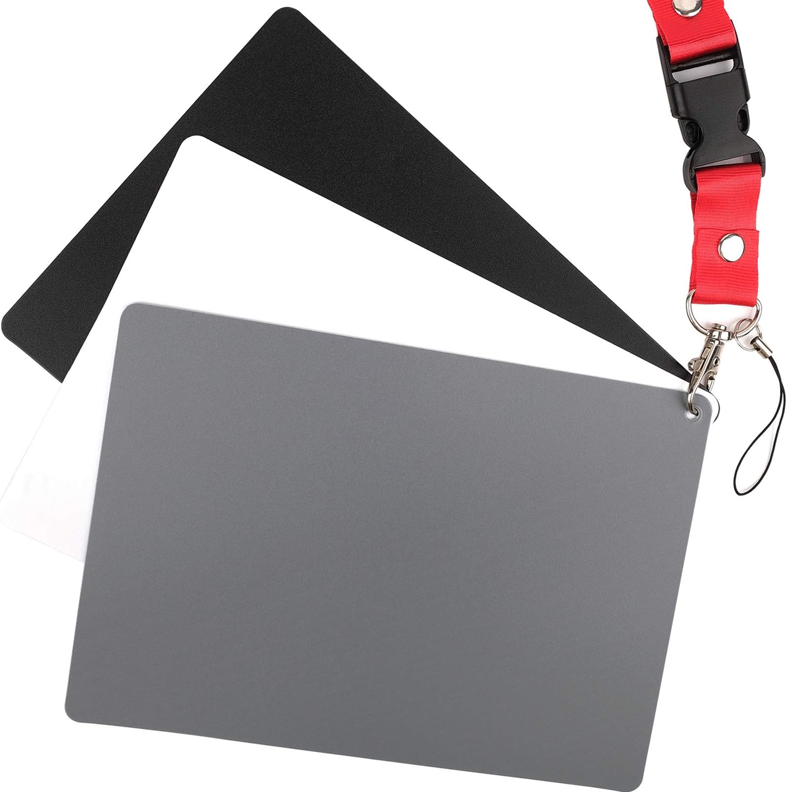 White Balance Card, ChromLives Grey Card 18% Exposure Photography White Gray Card 5.3'' X 7.3'' for Video DSLR and Film Photography