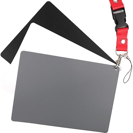 Graukarte & Weißabgleichkarte Set - 3-in-1 Fotokarte Für DSLR & Video