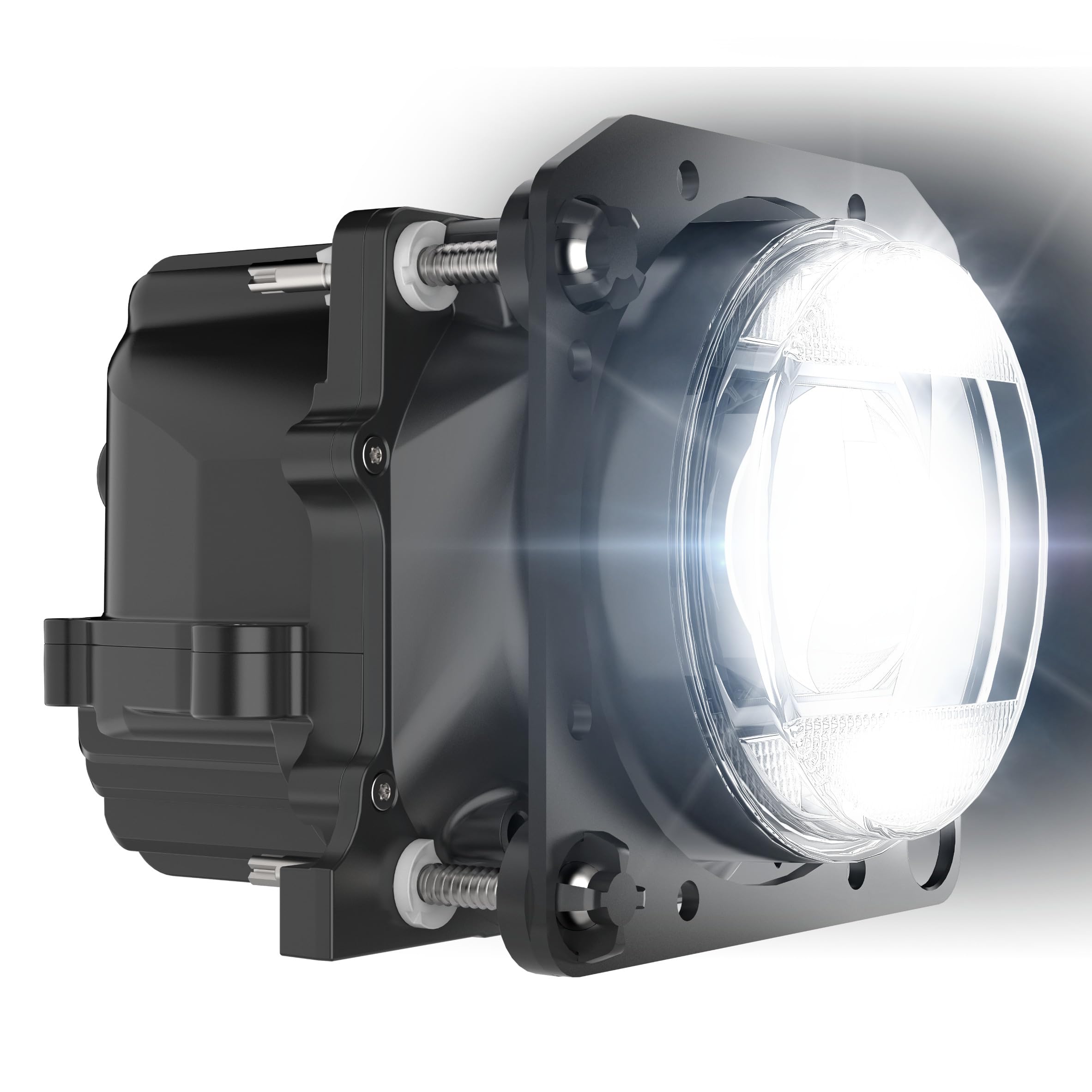 OSRAM LEDriving Universal Headlight 102, LEDUHL102, proyector LED de luz de carretera/cruce con luz de posición opcional y función de luz diurna para volante a la derecha