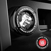 Vista 30 de Tybasthe Cubierta de Botón de Arranque Giratorio por Presión, Accesorios de Coche Autobots Cubierta de Botón de Arranque y Parada del Motor