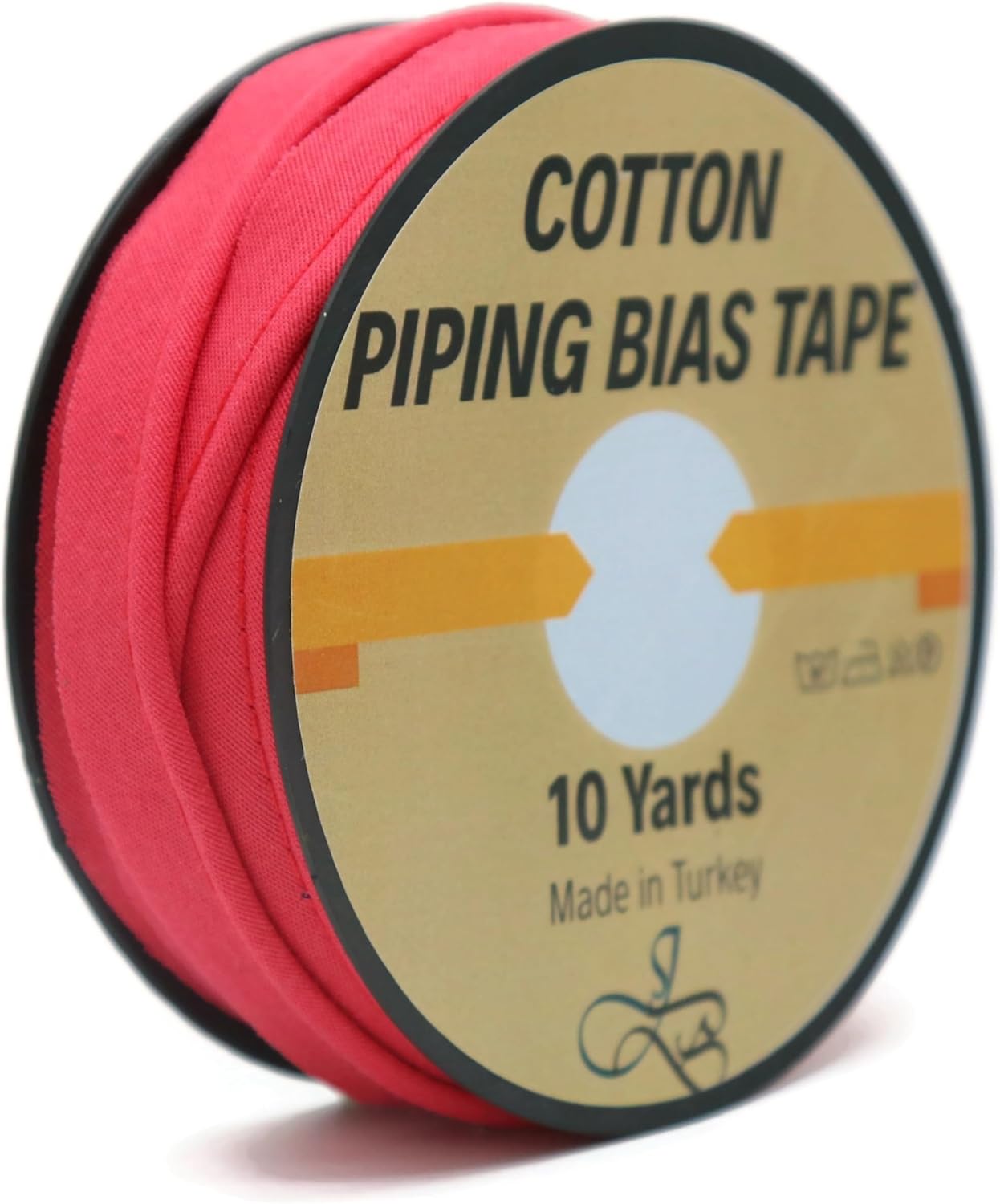 Piping Trim Bias Tape with Cord - 10 Yards - 65+ Colors - 1/2 Inch Decorative Sewing Trim for Upholstery Cushions Home Décor Crafting Clothing - Durable Cotton - Flesh ID10