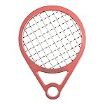 Twist It Up Comb (Red Desires) - Alternative to Hair Sponges, Creates Curls and Twists for Black Men, Tennis Racket Design