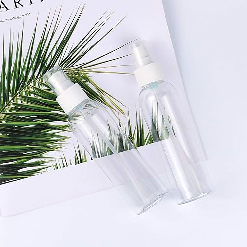 Miniatura 7 de TRENDBOX Paquete de 6 botellas vacías de plástico transparente de niebla fina (paquete de 0.2  4.1 fl oz)