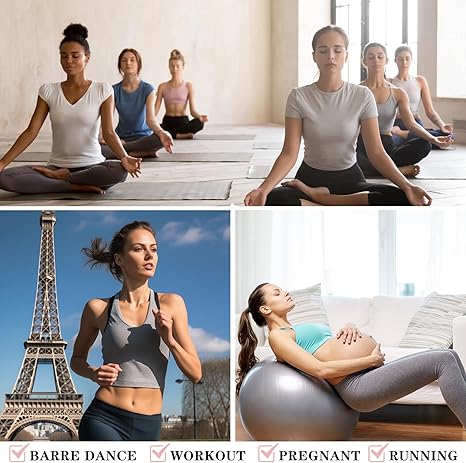 Traxenta 2 paar antislip Pilates- en yoga-sokken voor dames, ballet, dans en gymnastiek