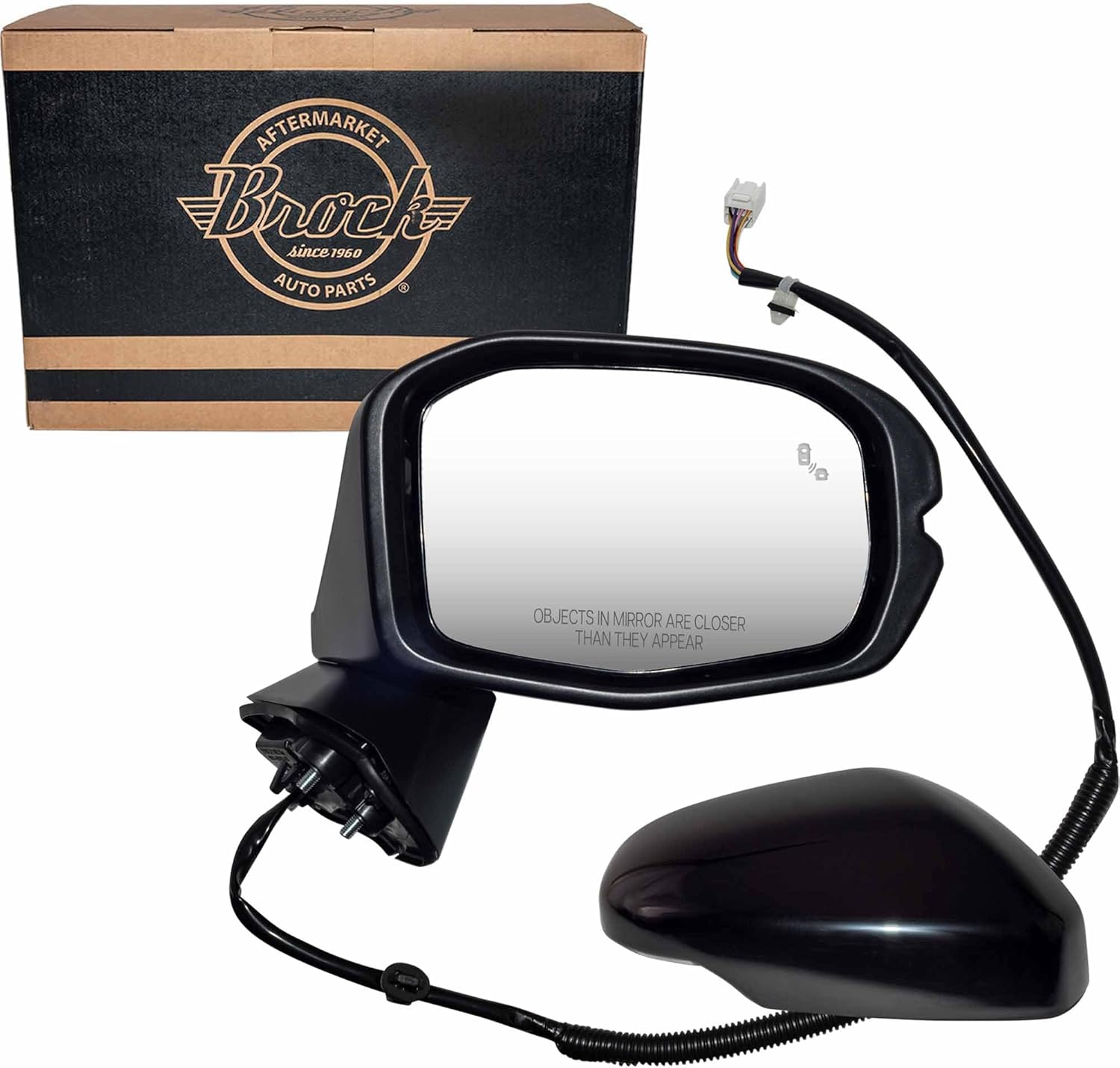 Power Mirror for 2023-2025 HR-V Blind Spot Detection Turn Signal Indicator Heated 762083W0A43 Right HO1321359