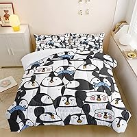 Vista 36 de CVHOUSE Juego de ropa de cama Kawaii tamaño Queen, juego de ropa de cama de conejo Kawaii para niñas y niños, lindo juego de edredón de conejo