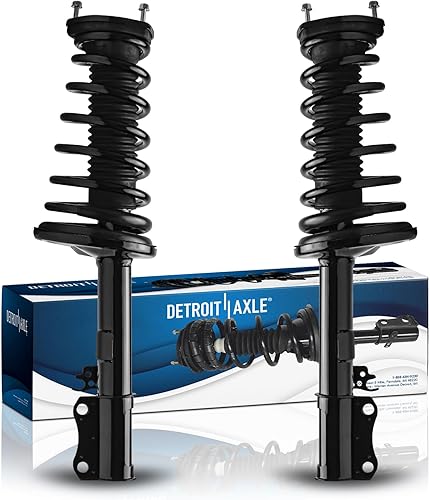 Miniatura 82 de Detroit Axle - 2 puntales delanteros para Chevrolet Aveo Aveo5 Pontiac G3 Wave, 2 puntales con suspensión de reemplazo de montaje de resorte