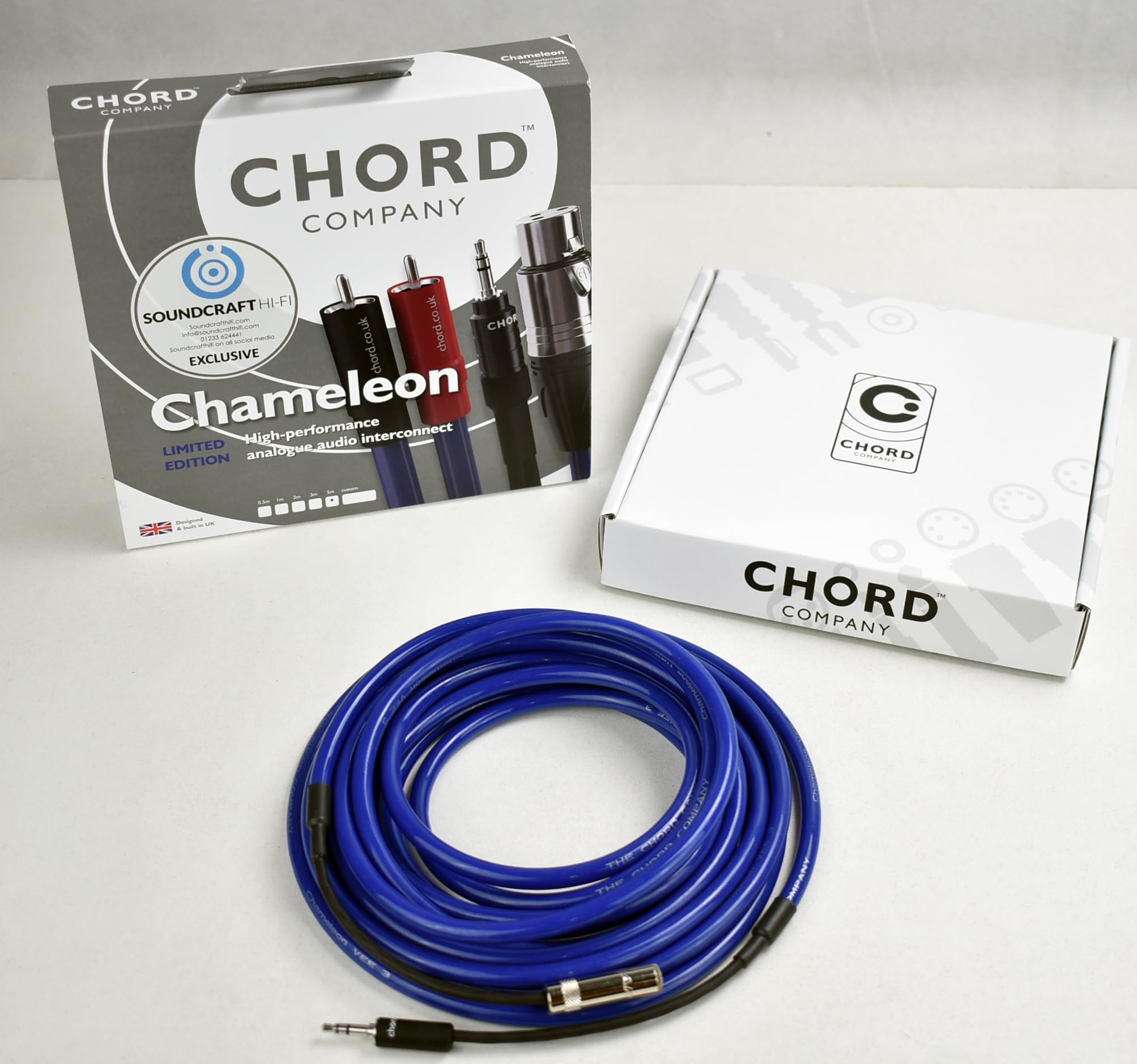 Chord Chameleon Analogue 3.5mm (M) to 3.5mm (F) Mini Jack Audio Extension Cable/Interconnect. Exclusive to Soundcraft Hi-Fi (5.0m) - Image 2