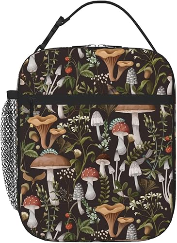 Miniatura 27 de Lonchera verde de los años 80 y 90 con aislamiento retro neón para mujeres y hombres, lonchera reutilizable a prueba de fugas con compartimento 80s