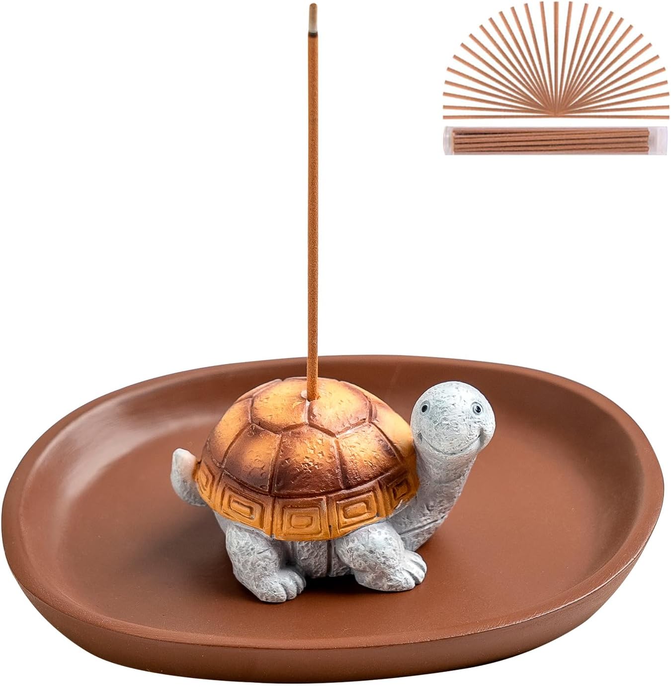 NAGU 100 Handmade Ceramic Stick Incense Burner Holder