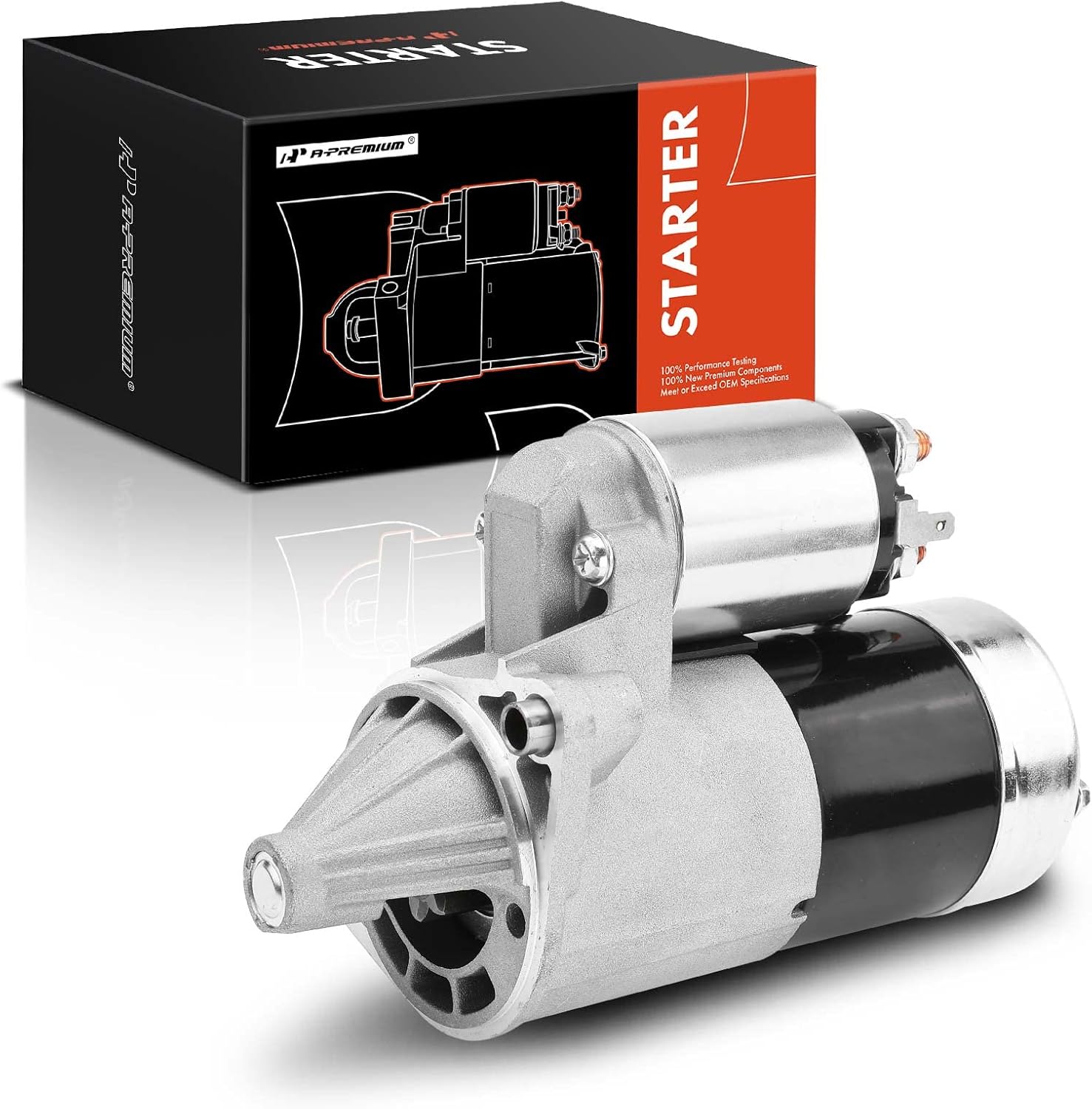 A-Premium Starter Motor Compatible with Suzuki Aerio 2002-2007, Esteem 1999-2002, 1.6L 1.8L 2.0L 2.3L, Manual Transmission, 12V 1.2KW 8 Teeth Clockwise, Replace# 31100-86033, M0T86481