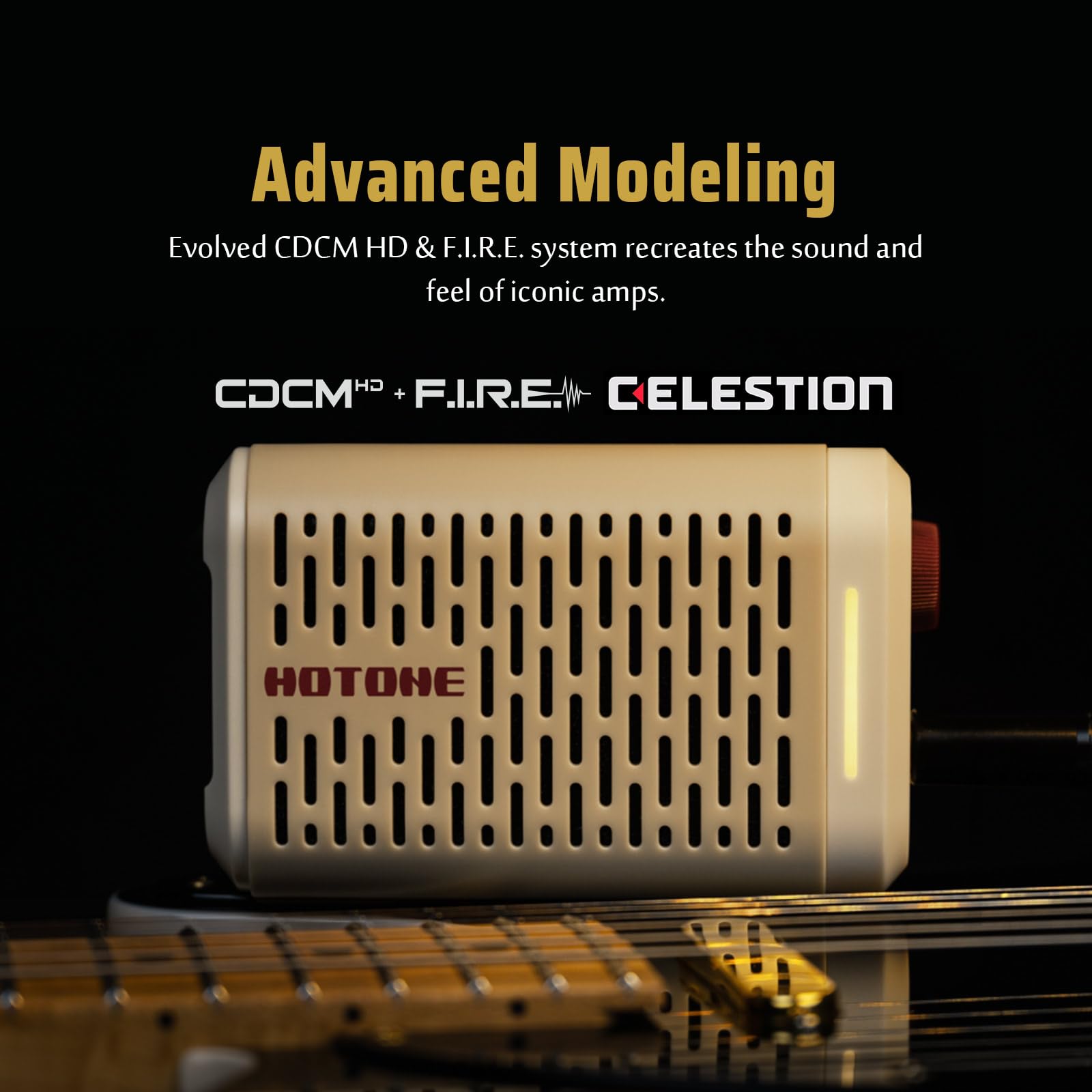 HOTONE Pulze Mini AP-5 Mini Amplificatore di Modellazione Multifunzione BT Chitarra Basso IR Cabinet Multi FX
