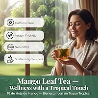 Vista 3 de Hojas de mango naturales, hojas secas, hojas de mango secas, té de hojas aromáticas, sin OMG, sin cafeína. por Akshit