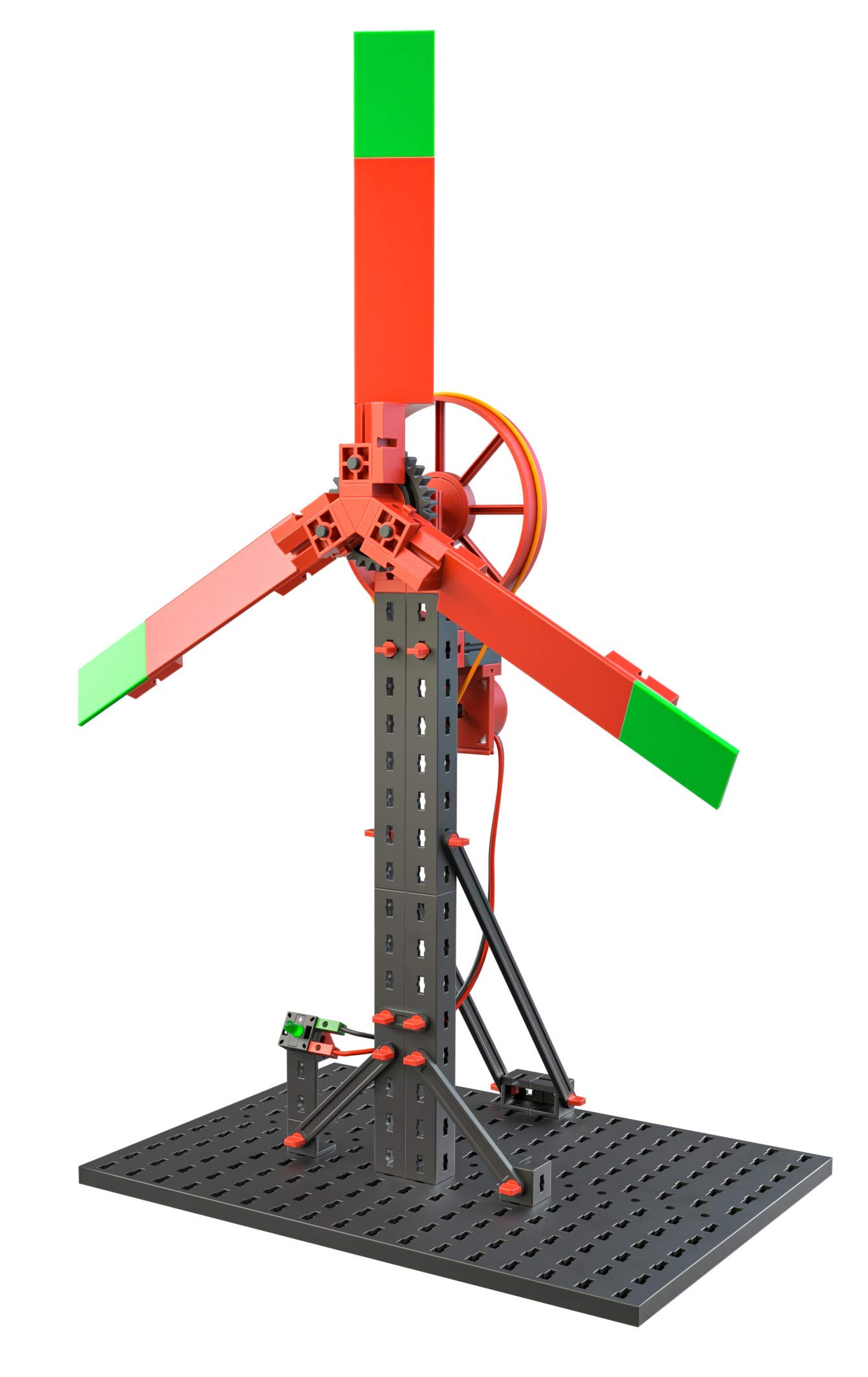 fischertechnik PROFI Green Energy 559879 - juego de construcción para niños, juguete educativo sobre energía renovable, 14 modelos, a partir de 9 años