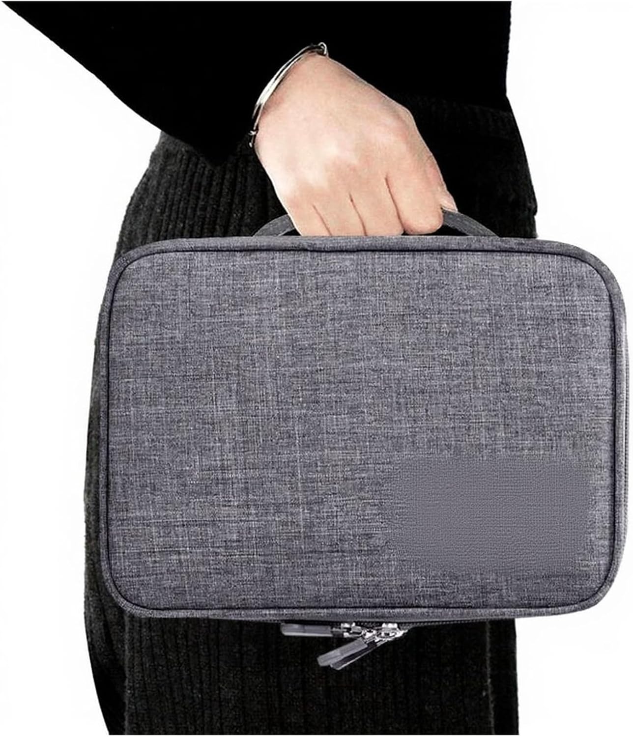 多機能防水収納バッグ 旅行用収納ボックス 防水ポータブル収納バッグ(Gray,M)