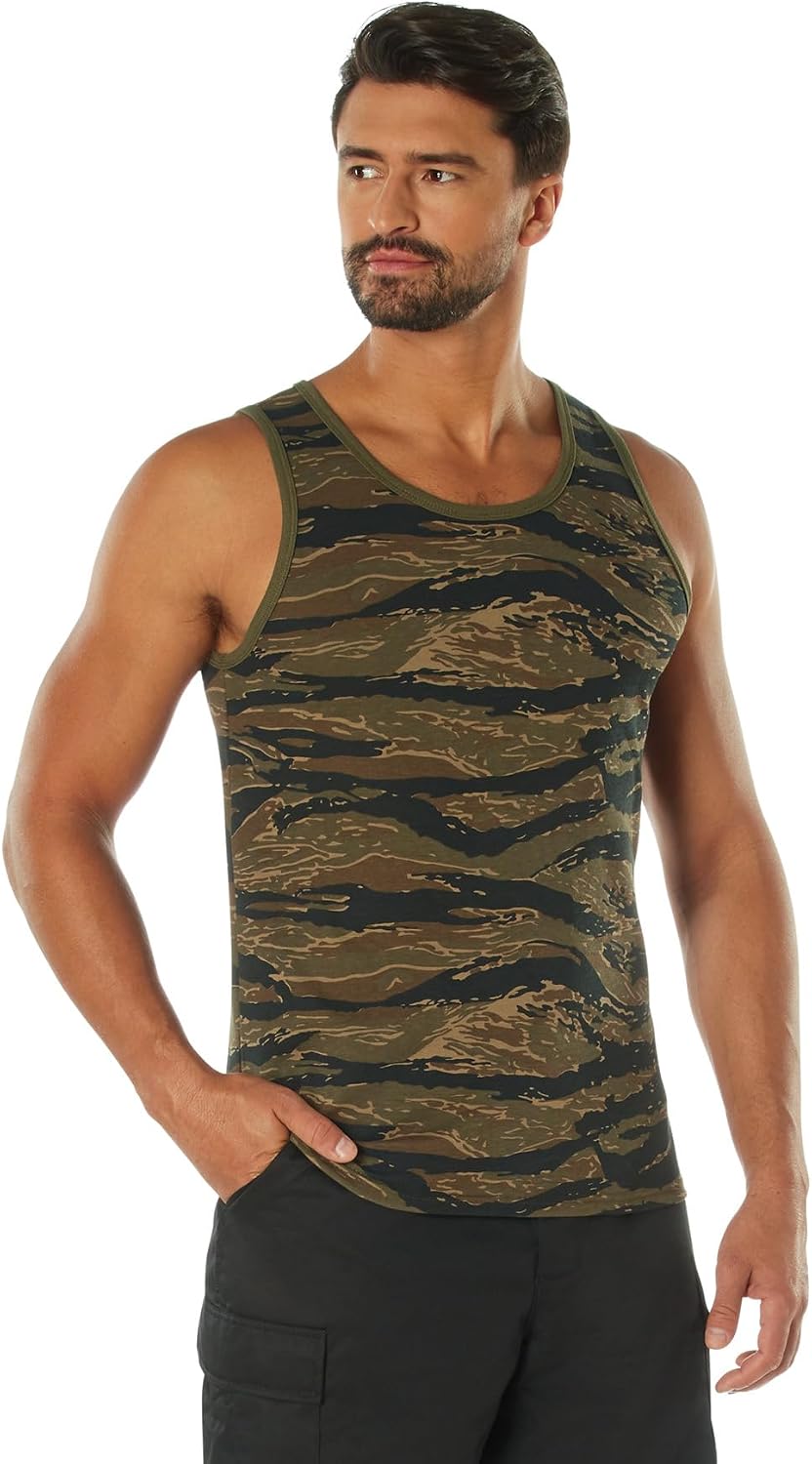 Rothco Tank Top – Workout Muscle Bodybuilding Fitness Training Sleeveless Shirt for Men