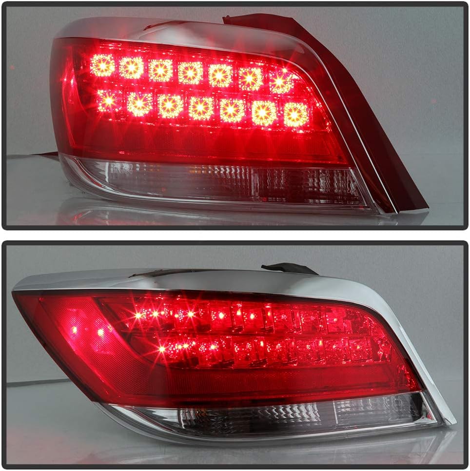 ACANII -For 2010 2011 2012 2013 Buick LaCrosse LED Tail Light Brake Lamp Replacement Left Driver Side Taillight Taillamp