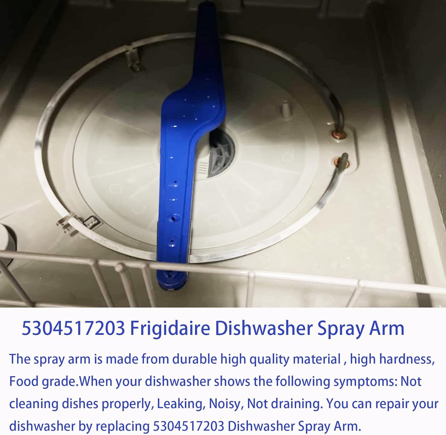 5304517203 1545680 154568001 154568002 dishwasher lower spray arm compatible with frigidaire kenmore 5304506526 4840174 154414101 154250801 154250901 ps12585623 eap12585623