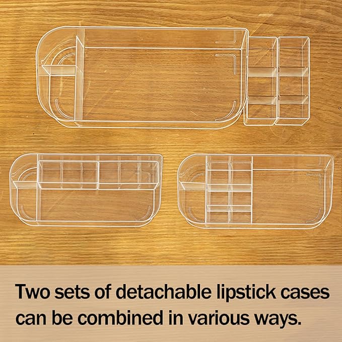 Organizador de Baño MORNITE con 9 Compartimentos, Transparente miniatura 4