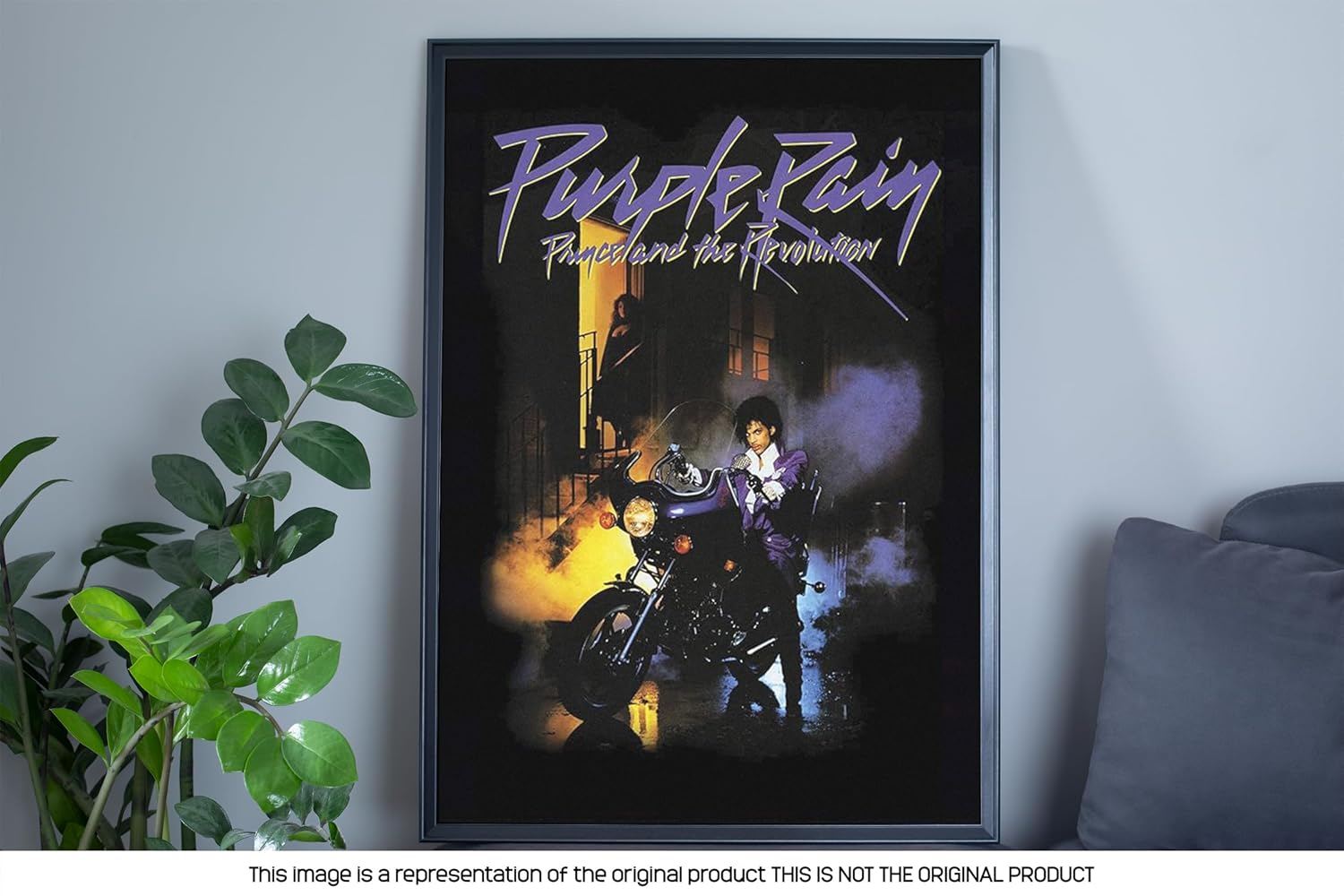 Pyramid America - Purple Rain Prince Poster - Purple Rain Princeland The Revolution - 11 x 17 Framed Wall Art, Ideal For Home Decor, Office Decor & Living Room Decor