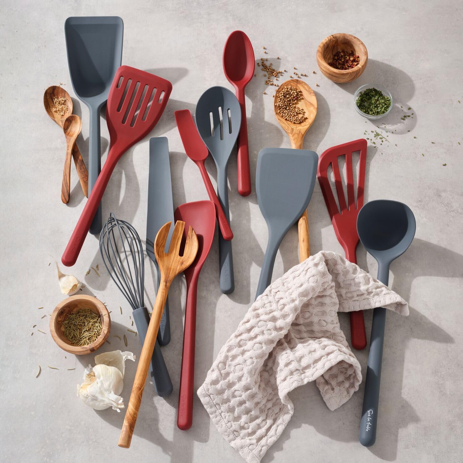 Sur La Table Silicone Solid Turner, Dark Red