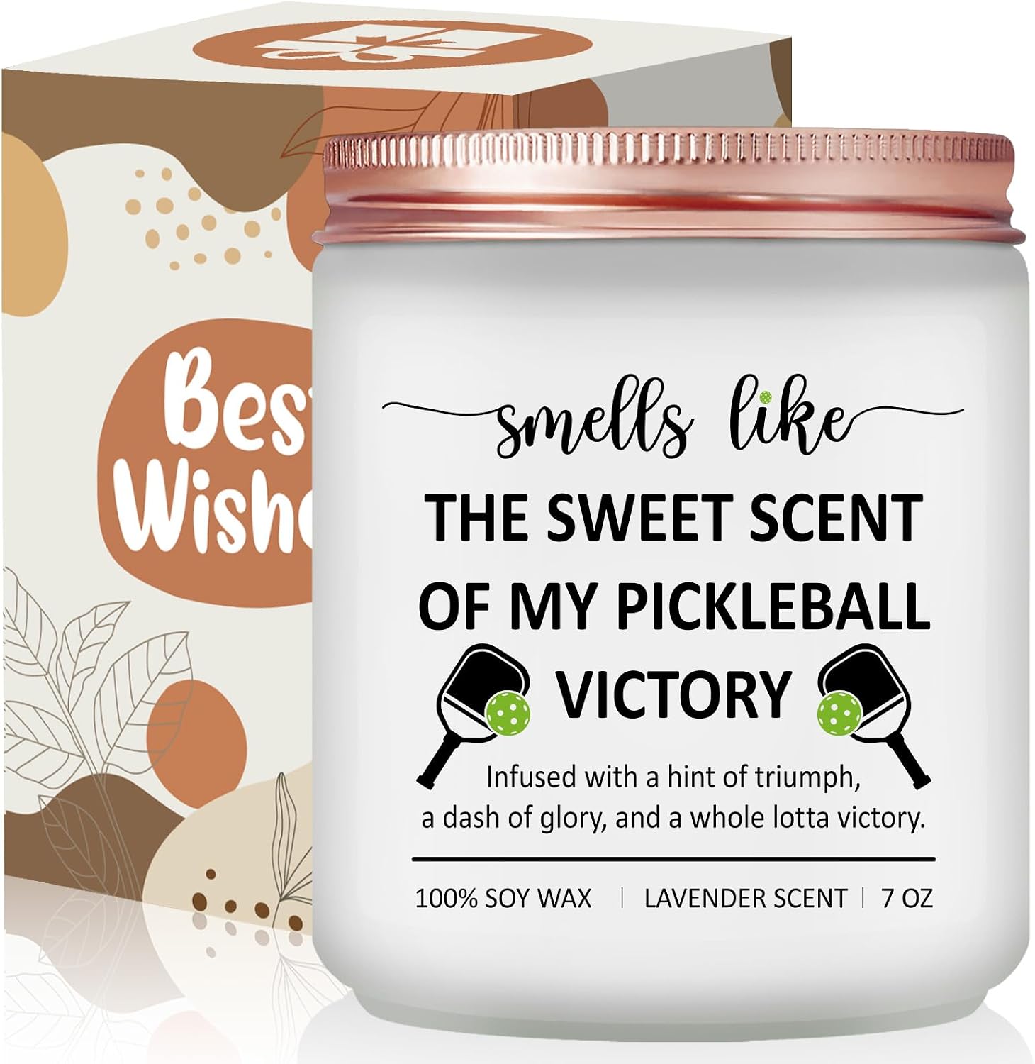 Pickleball Gifts for Women, Men - Pickle Ball Accessories Candle