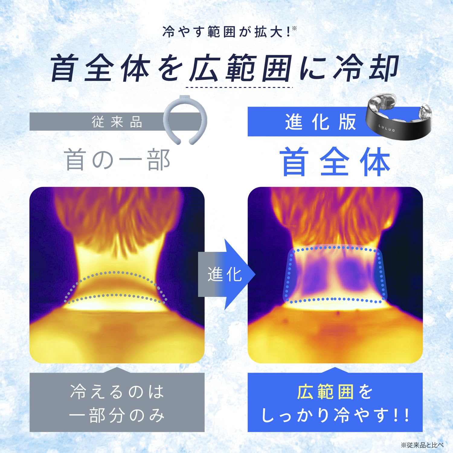 Amazon | ルルク クールネックリング 熱中症対策 グッズ 首ひんやり 