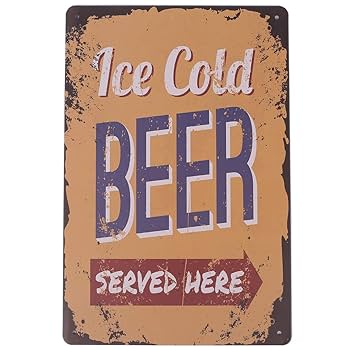 Amazon | HWT ヒロワールドトレード ブリキ 看板 5枚セット