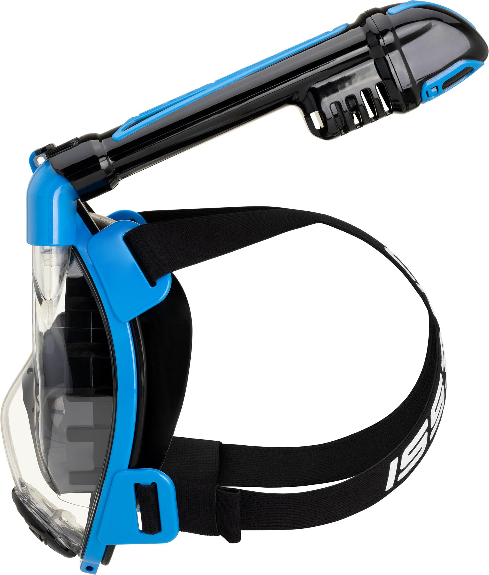 CRESSI Duke Action Full Face Mask Masque Intégral CO2 Safe Grande Vision Snorkeling No Fog avec Tuba Dry Support pour Caméra d’Action