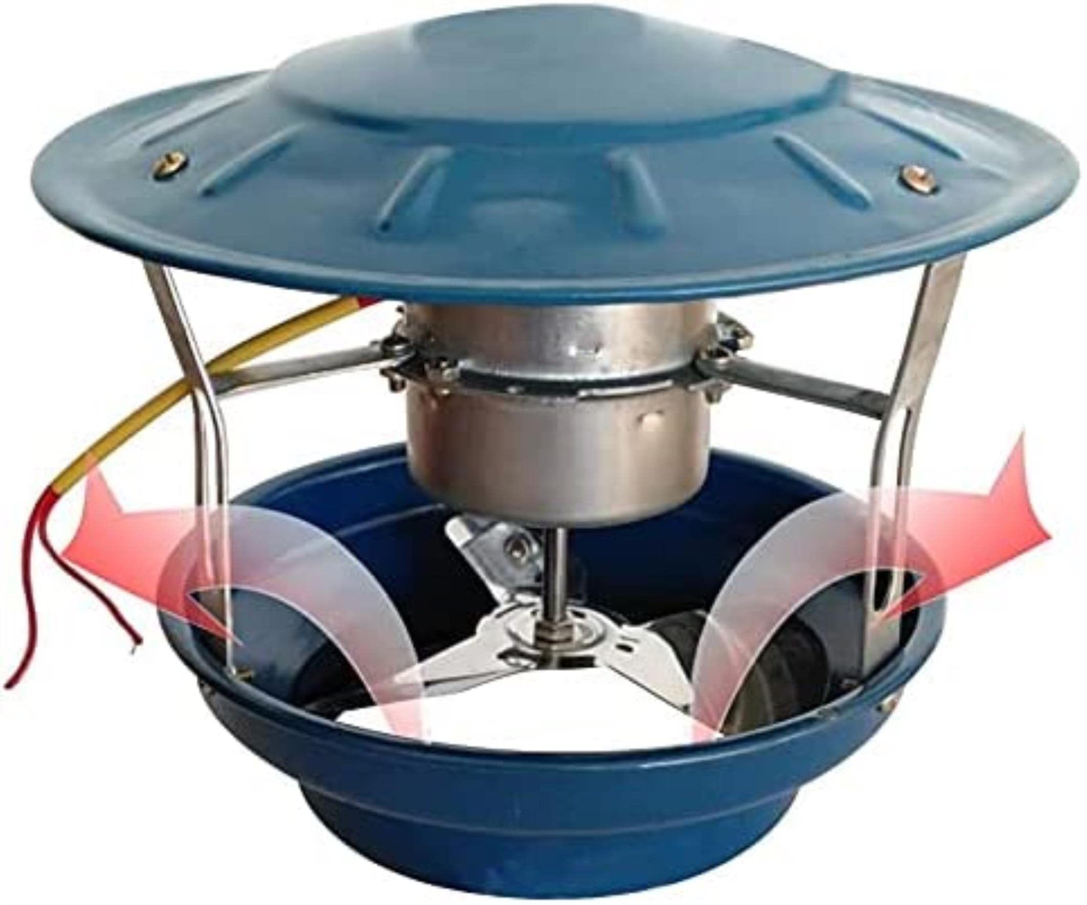 Ventilateur pour poêle à bois performant avec extracteur de fumée
