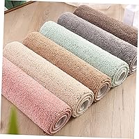 Vista 3 de Alfombra antideslizante para dormitorio, 15.7 x 23.6 in, color café, alfombra de baño de alta absorción