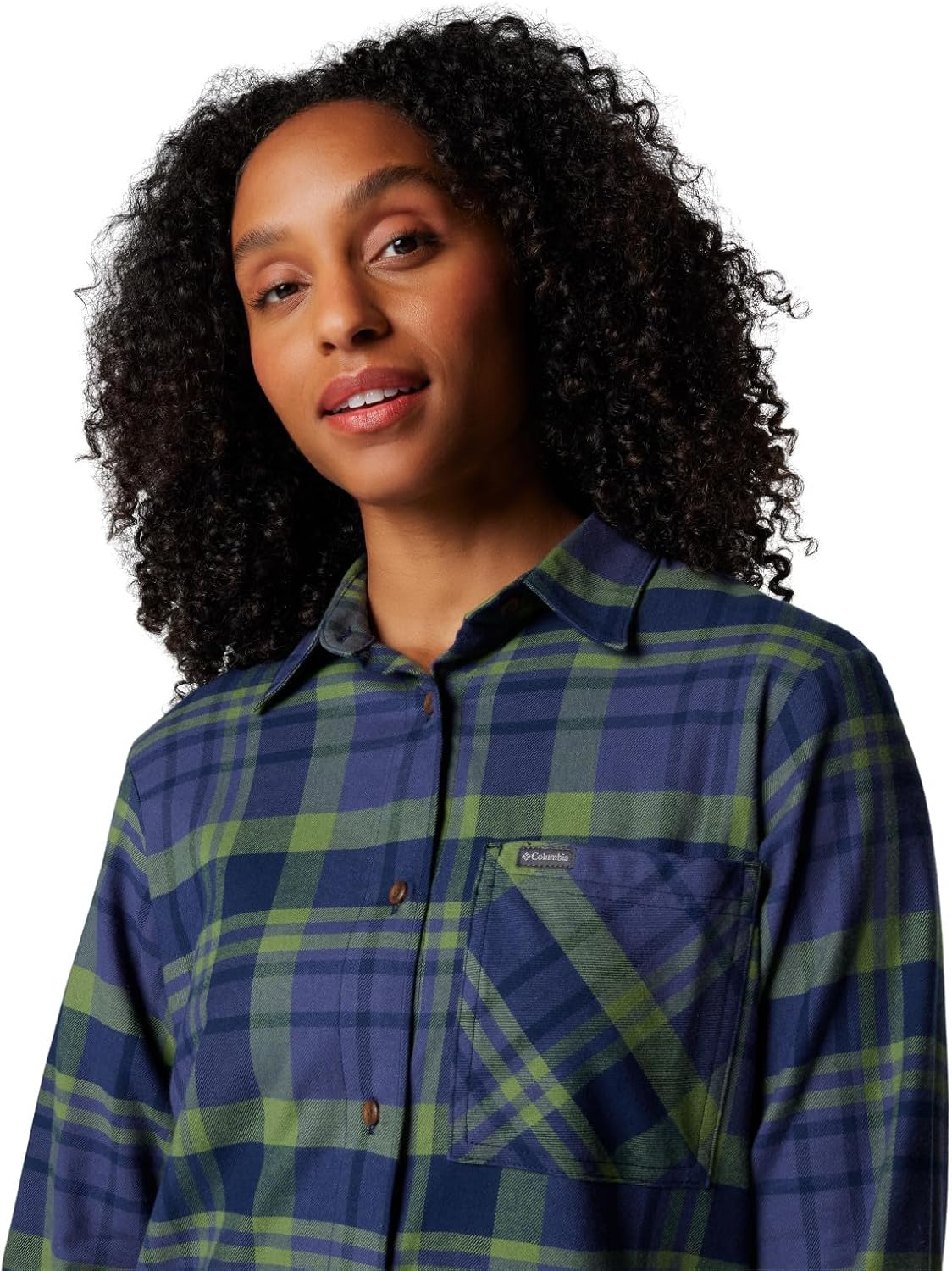 Columbia Women's Calico Basin Flannel Long Sleeve Shirt - Image 3