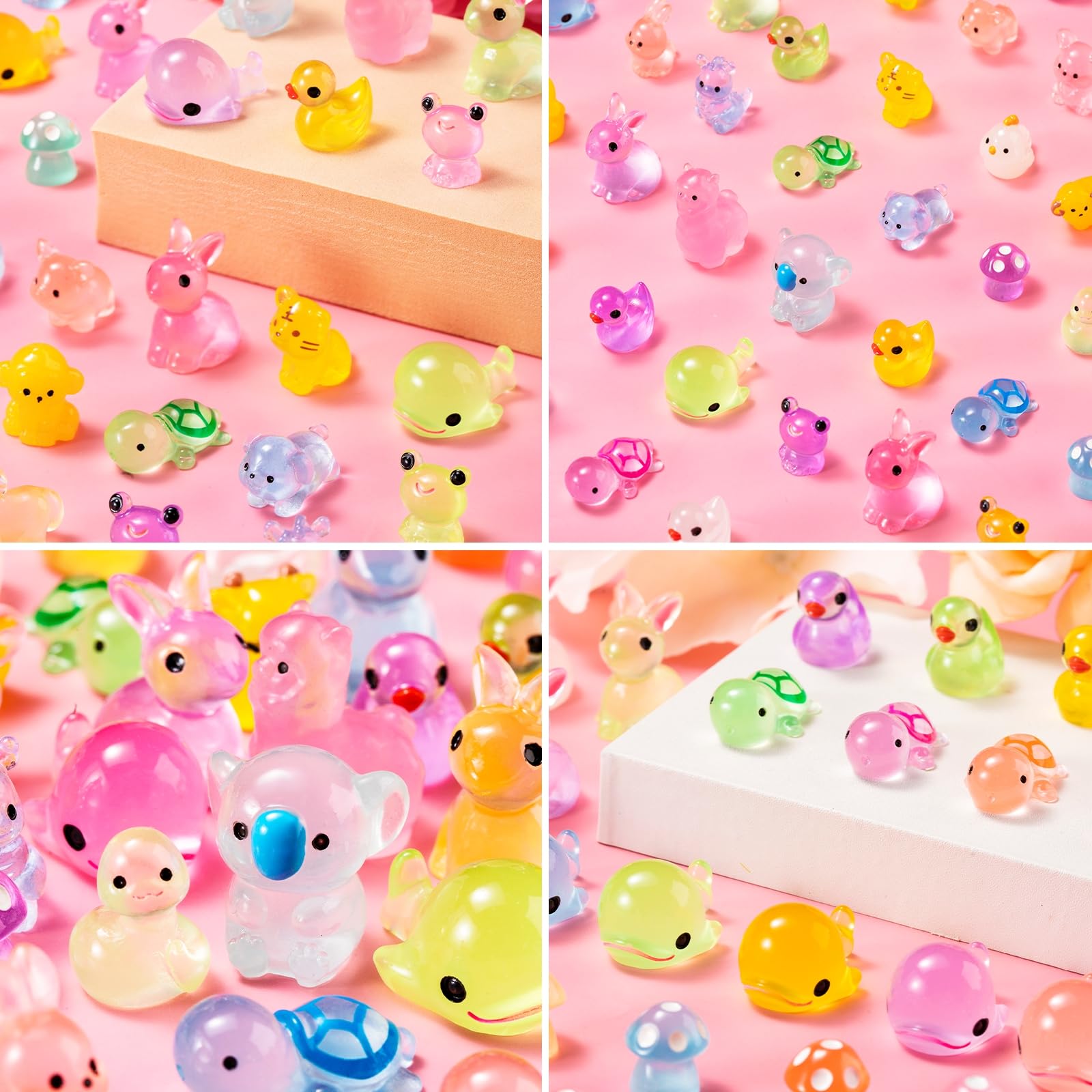 Enyoir 145PCS Mini Resin Animals Mixed - Image 2