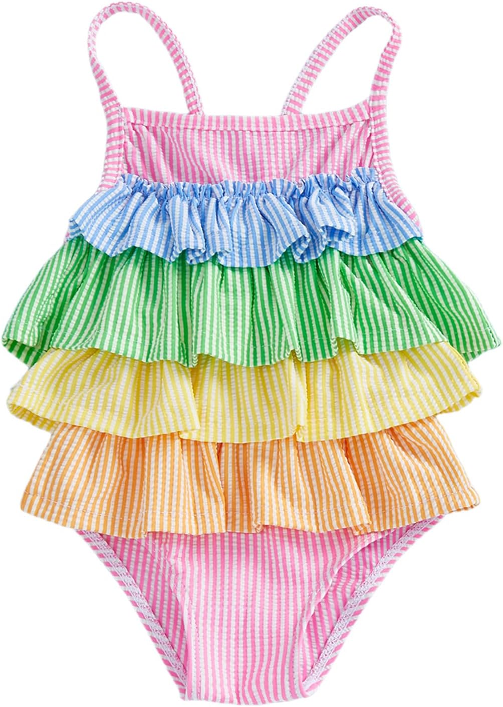 Socutebabe Toddler Girl Swimsuit Strawberry Sleeveless One Piece Swimsuit Romper Dress Baby Bathing Suit Beach Rash Guard