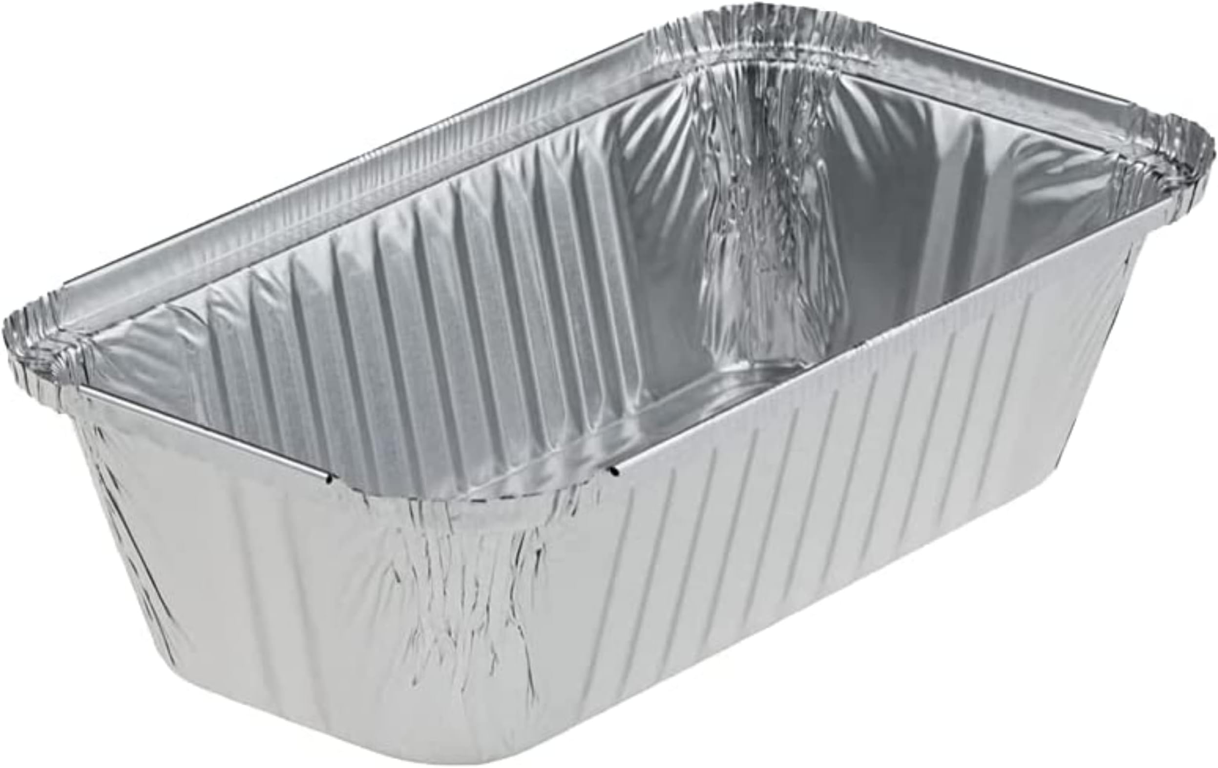 Barquette Aluminium avec Couvercle Cartonné 930ml, Lot de 100 Pcs, Barquette Alimentaire Jetable