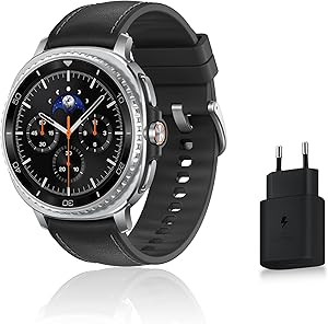 Samsung Galaxy Watch8 Classic, Smart Watch, Rotating Crown, Galaxy AI, Sleep Coach, Running Coach, Bluetooth, 46mm, Black,…