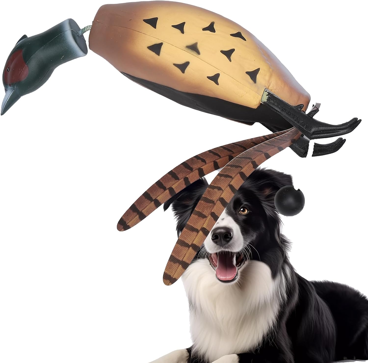 Patikuin Durable Chew-Resistant Dog Knot Rope Toy, Realistic Duck Dummy for Training, Retrieving, and Outdoor Play, Floating Interactive Toy for Small, Medium, and Large Dogs