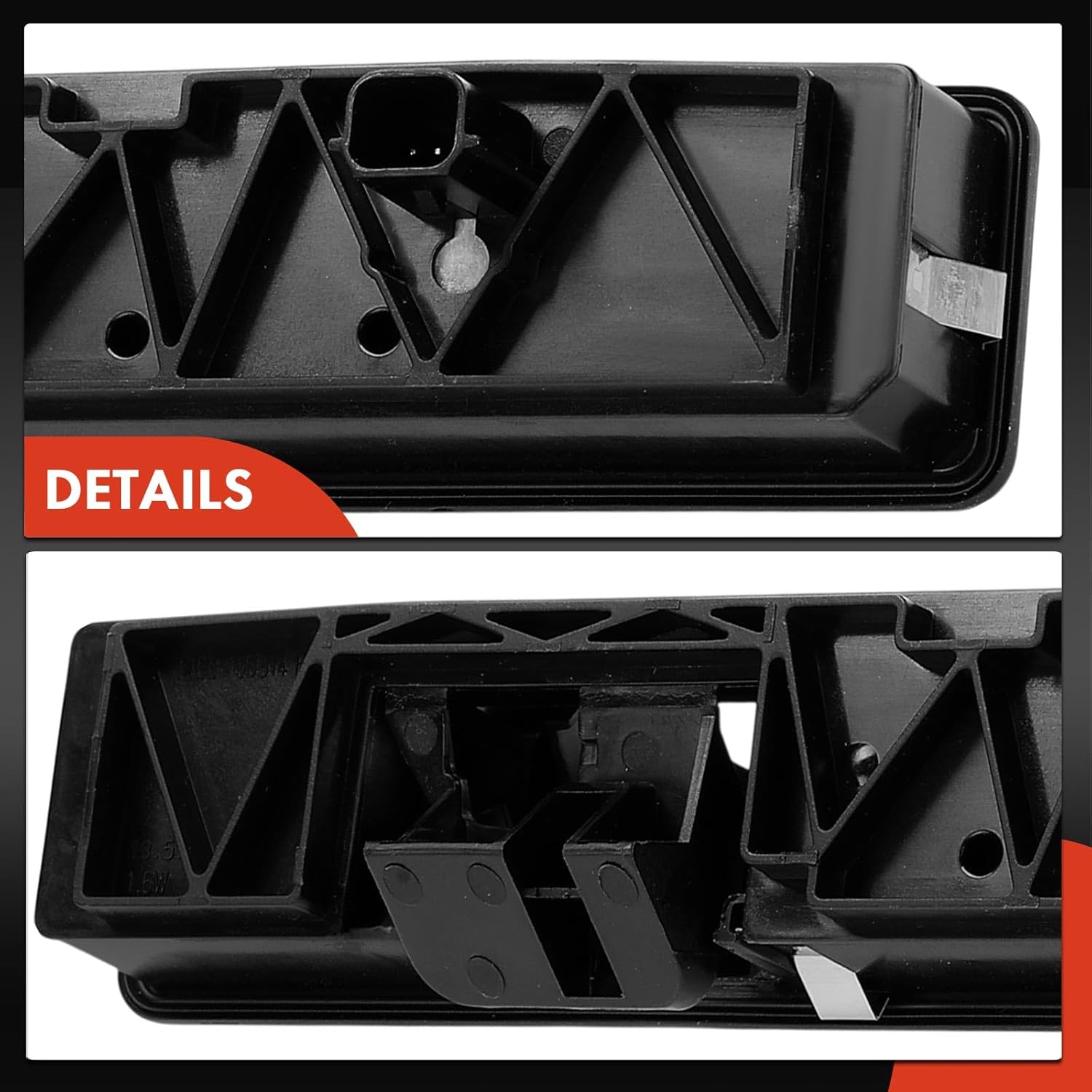 A-Premium Tailgate Handle Release Switch Compatible with Ford Focus 2013-2018, Rear Side, with Camera