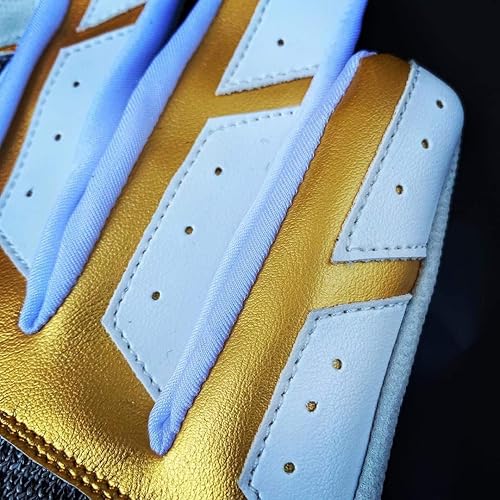 Miniatura 3 de Clutch Sports Apparel Pro Series - Guantes de béisbol de cuero, diseño elegante acolchado, cómodo agarre para los dedos, para adultos y jóvenes