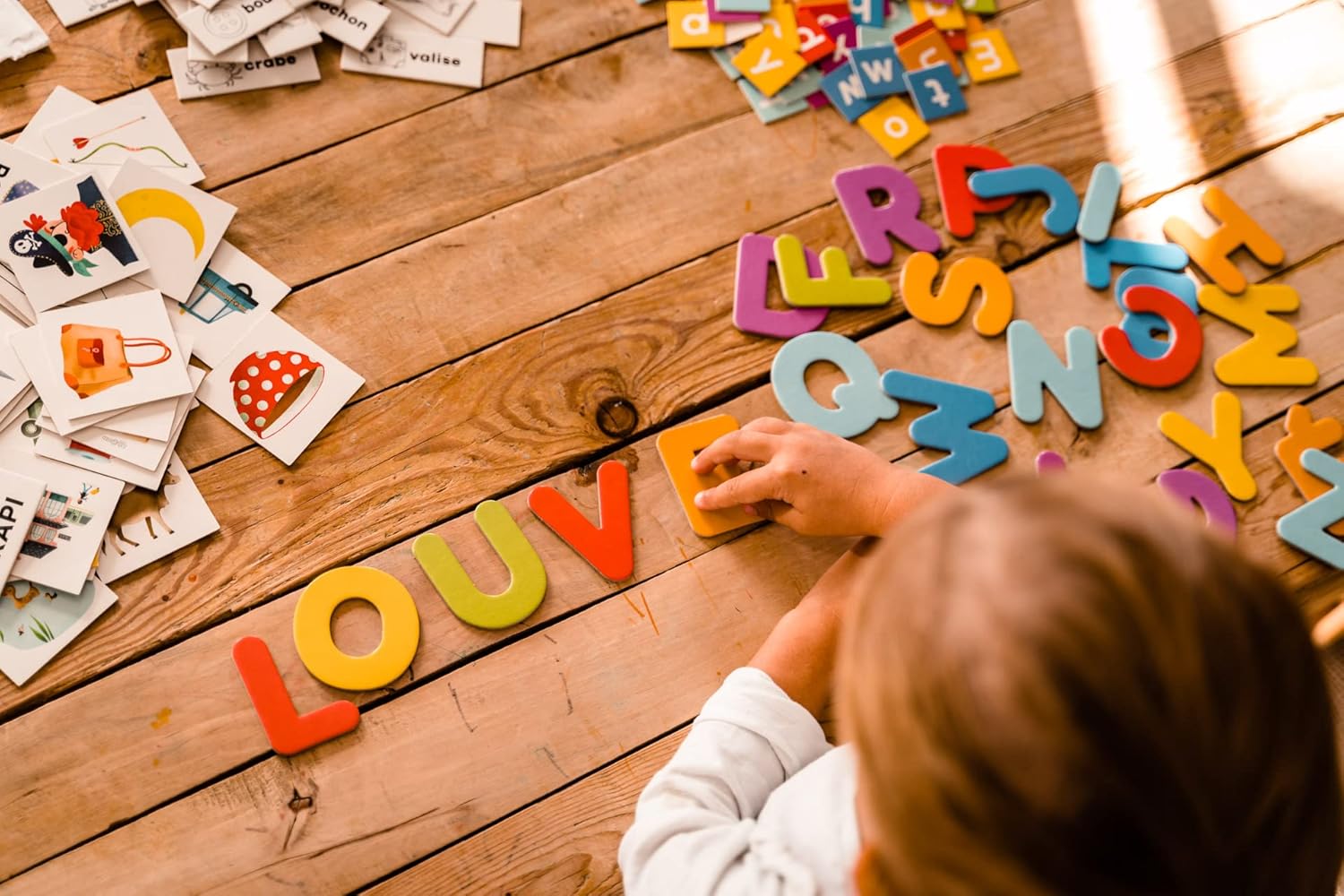 Nathan - At the rhythm of the child - Learning to read - Positive education - Discovery and learning to read box - From 3 years old