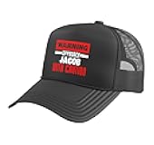 Approach Jacob with Caution Funny Jacob Name Trucker Hat with Adjustable Mesh Back