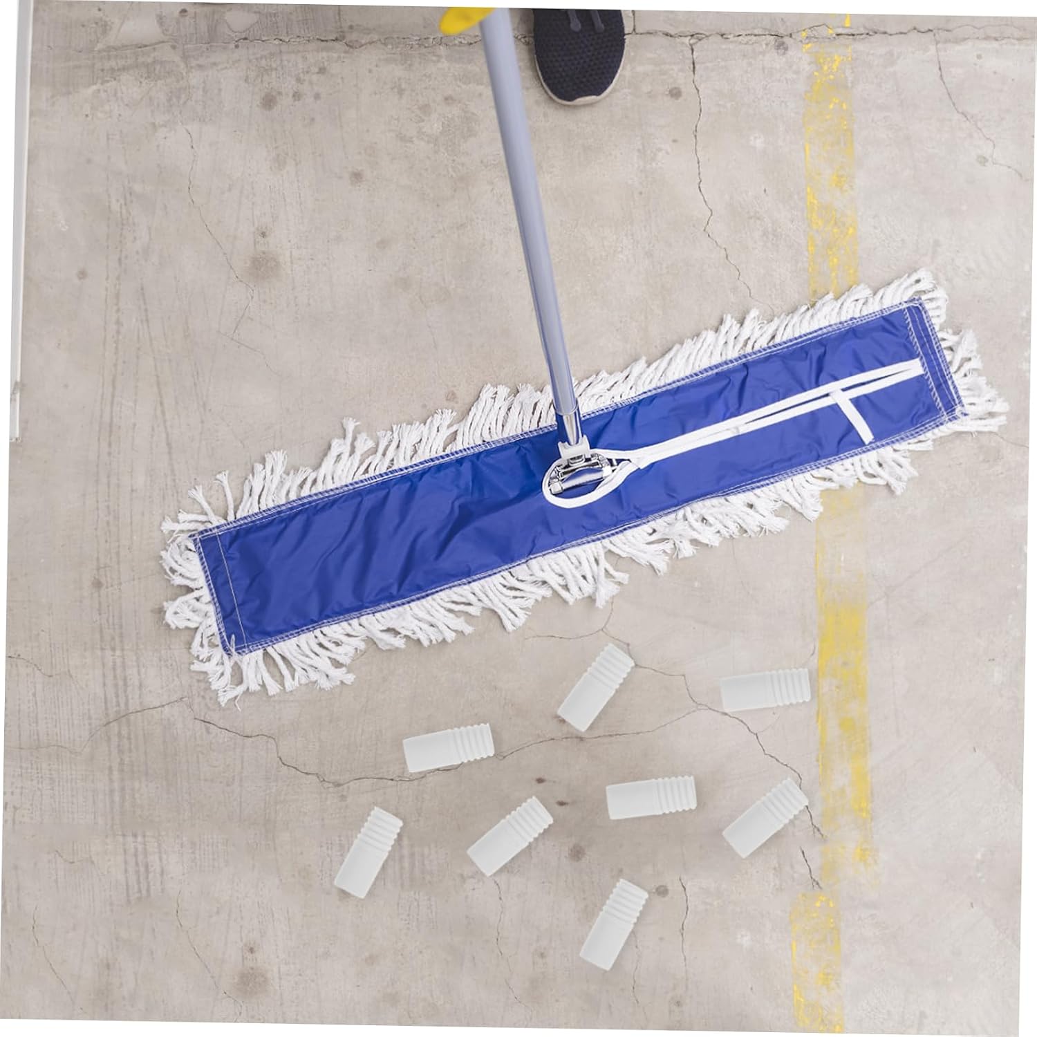 20pcs Mop Replacement Handle Secure Threaded Tip Easy Installation Versatile Cleaning Tool for Household and Commercial Use Accessory for Broom and Mop Adaptation