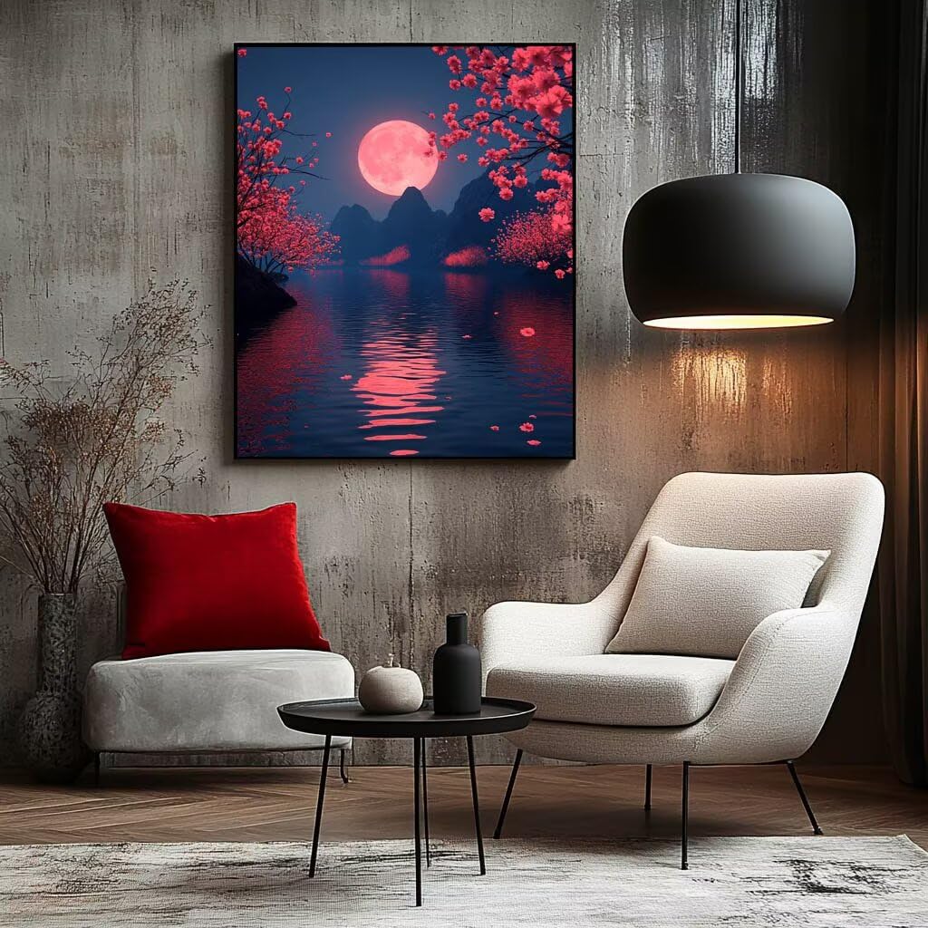 Malowanie po numerach, dla dorosłych, zachód słońca, malowanie po numerach, płótno dla dzieci, artykuły plastyczne na ścianę, 137 x 100 cm, kolorowy obraz na płótnie, rękodzieło dla dorosłych, do