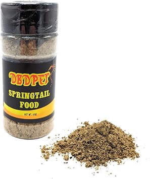 DBDPet Springtail Food 4oz Bottle - Food for Springtail & Isopod Cultures - Explode Your Springtail Cultures Growth with Our Springtail Food