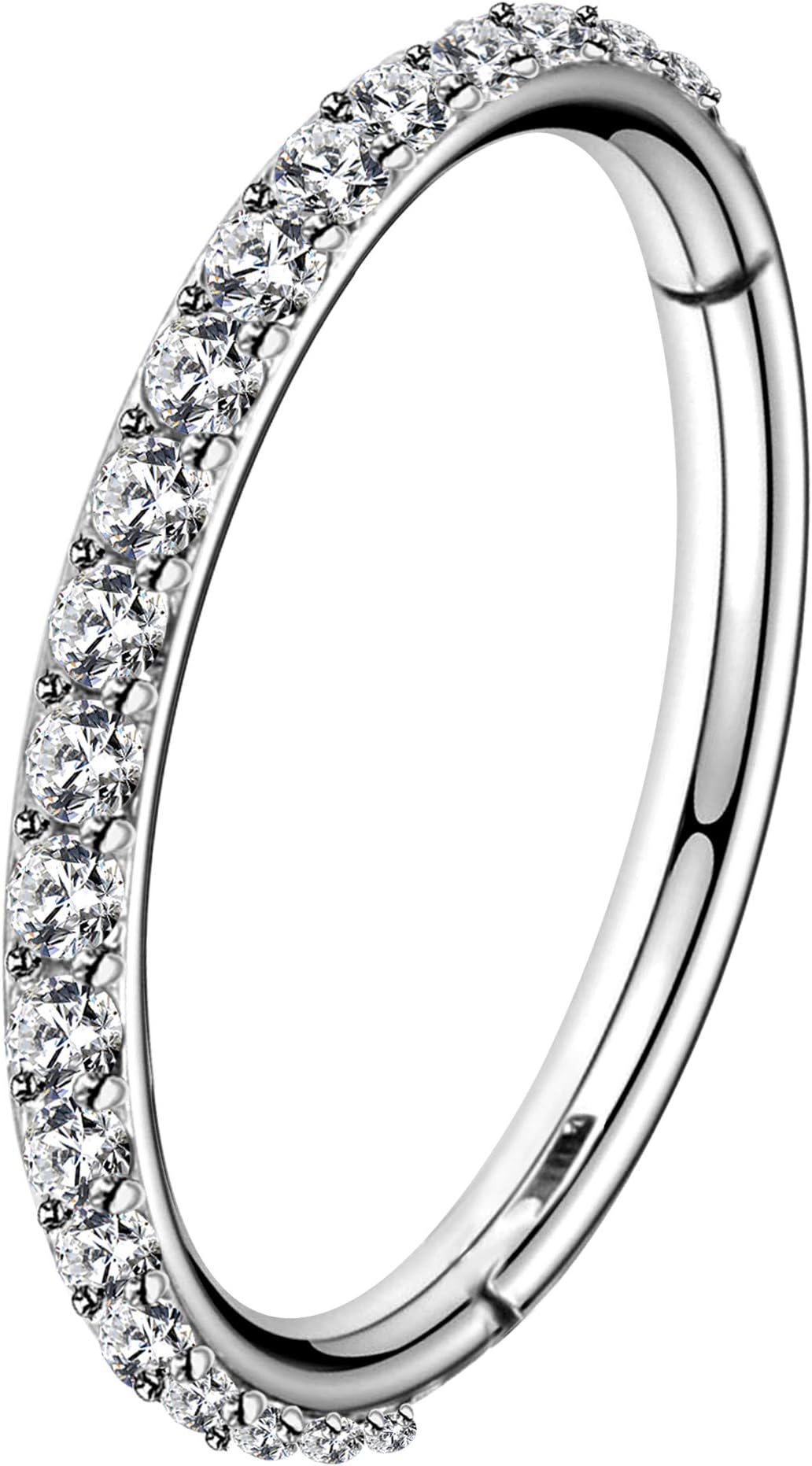 – 16G Helix Earring Hoop Piercing Stainless Steel 316L Higned Segment