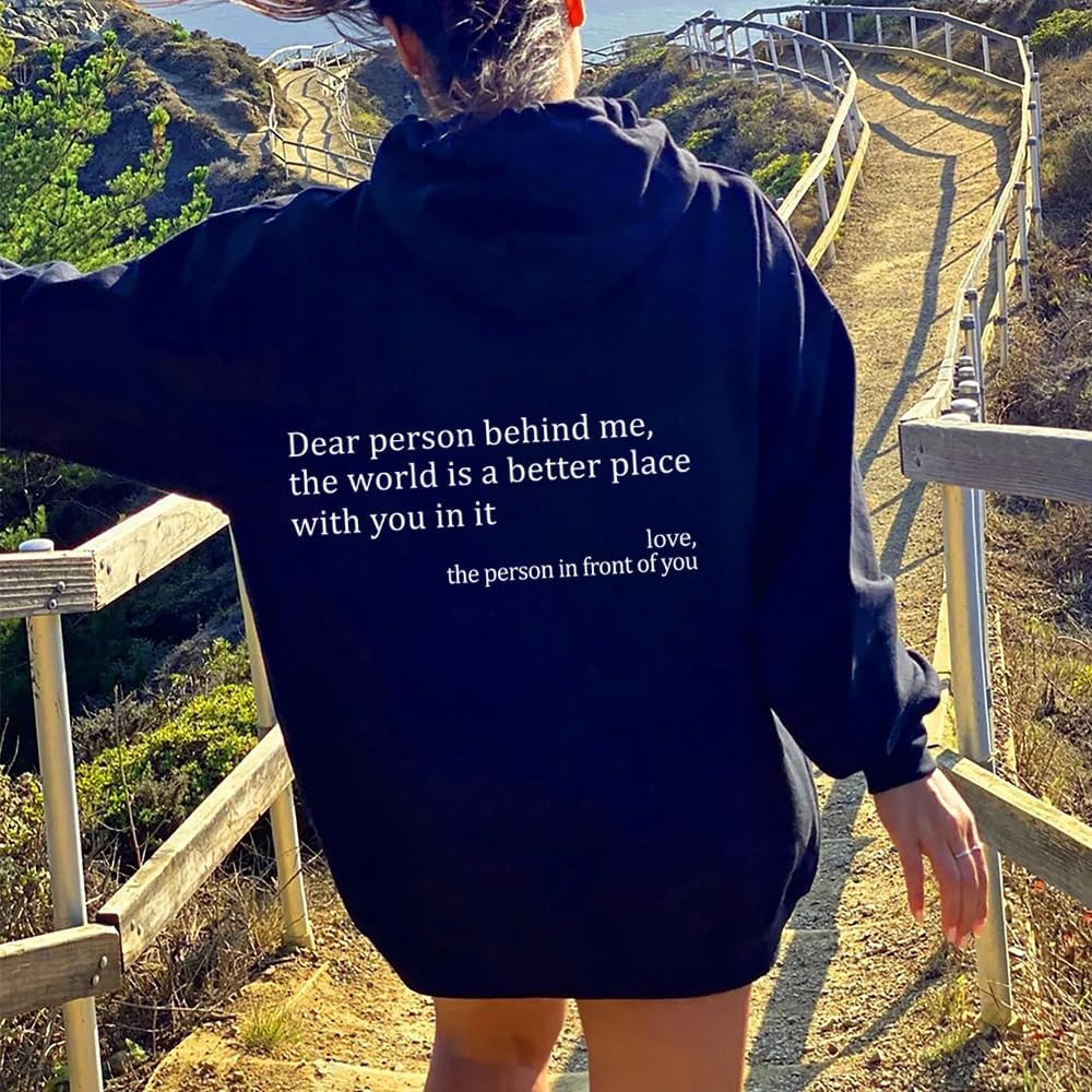 Dear Person Behind Me Sweatshirt Hoodie, You Are Enough Hoodie to the Person Behind Me - Image 2
