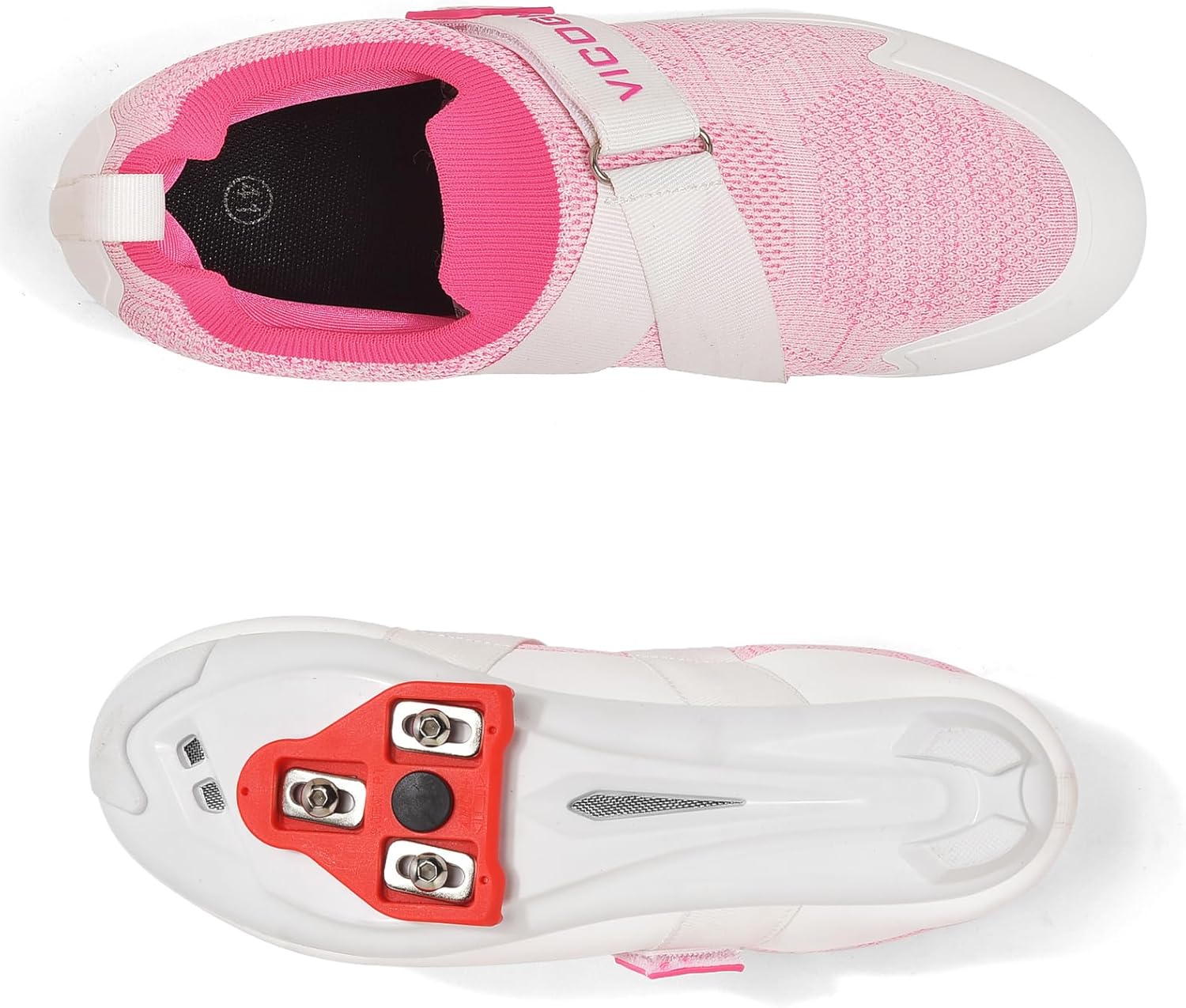 Mens Womens Indoor Cycling Shoes Compatible with Peloton Bike Pre-Installed with Look Delta Cleats Clip in Outdoor Road Bike Shoes