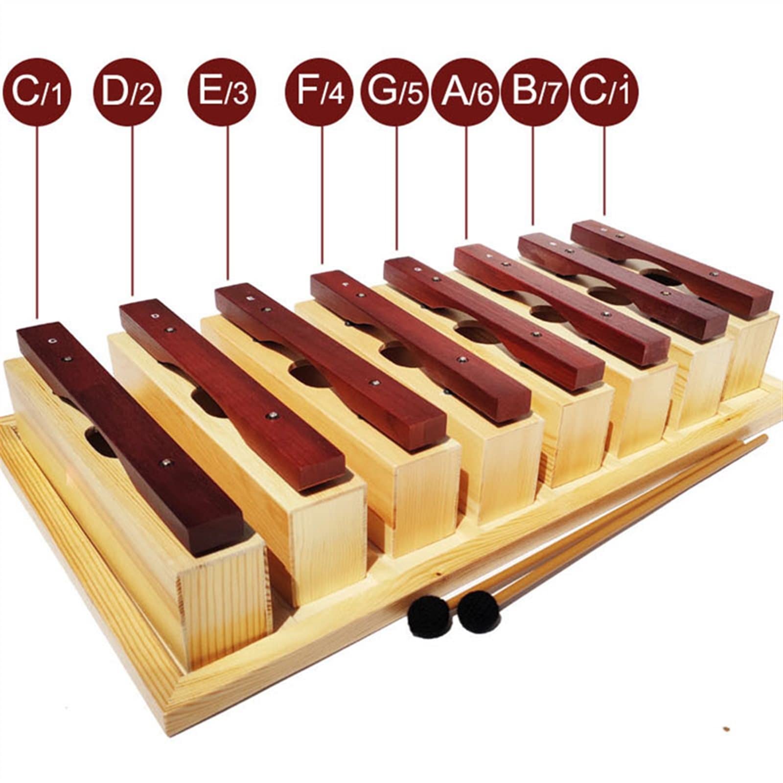 Percussão Musical C Major Mahogany Sound Brick Professional Suonare Il Pianoforte Musical Percussioni Musica Insegnamento In Classe Big Sound Block Xilofoni