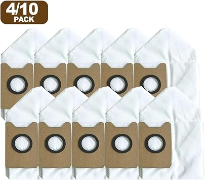 Robot Vacuum Dust Bags Garbage Bags,compatible For Airbot,For X40 Ultra Vacuum Cleaner Home Appliance Parts Household Supplies(10pcs)